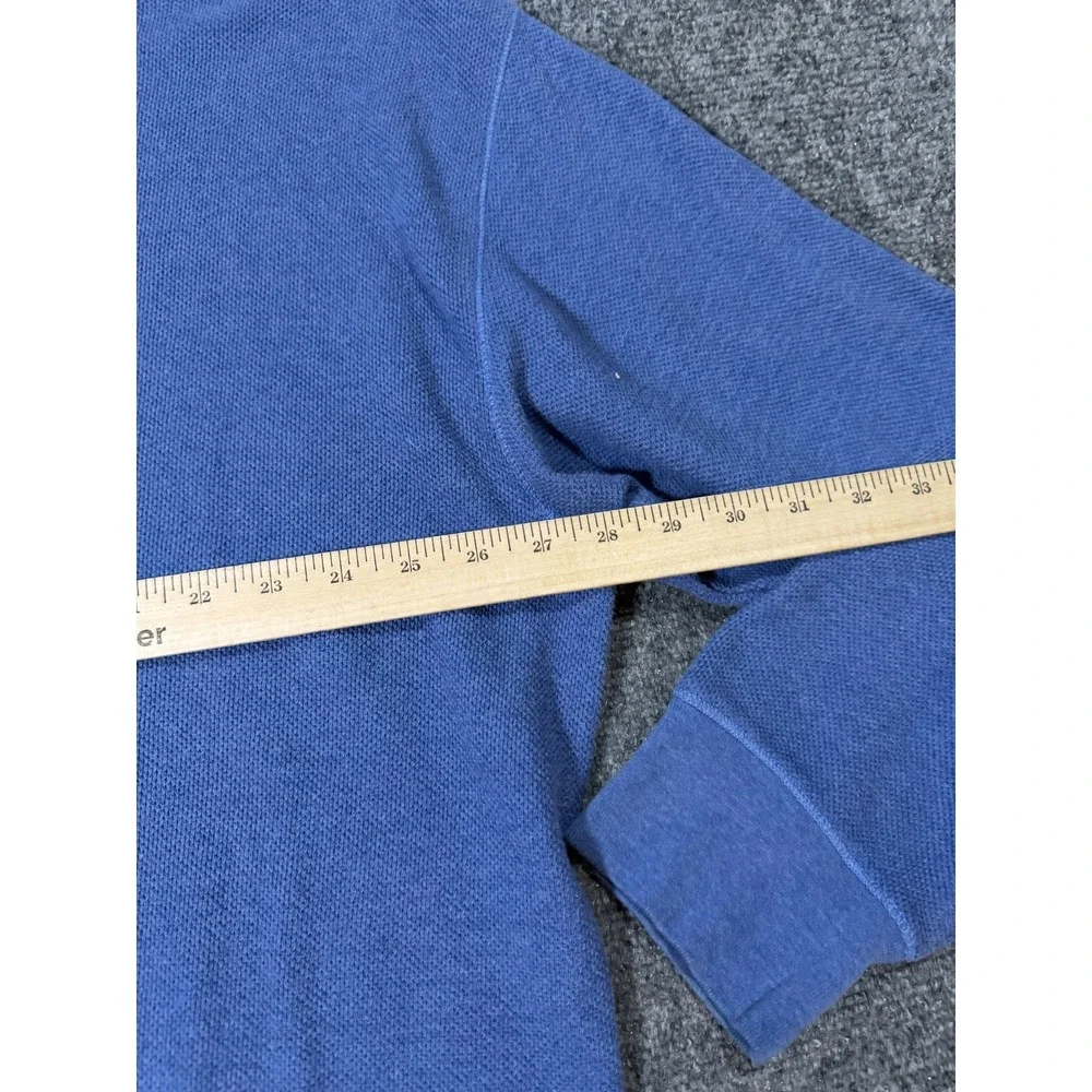 Polo Ralph Lauren Sweater Mens 2XB Blue Cotton Crewneck Knit Pullover Casual - Picture 9 of 11